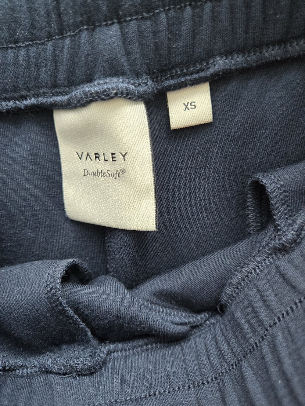 Varley Navy Drawcord Athletic Shorts - Picture 7 of 7